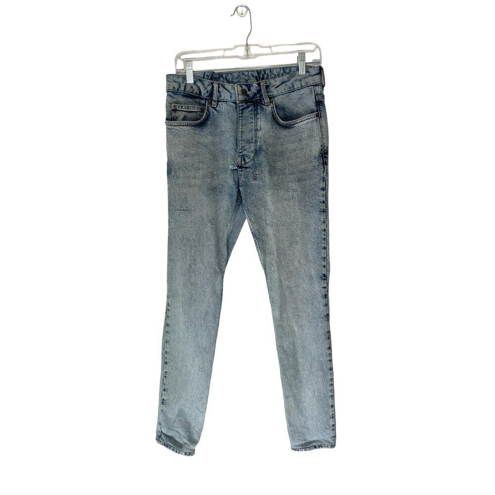 Ksubi Van Winkle Men's Light Wash Button Flu Slim Skinny Leg‎ Jeans Size 29